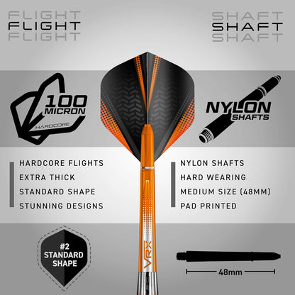 Darts | Amberjack | Steel Tip | Tungsten Darts Set | 22G - 30G
